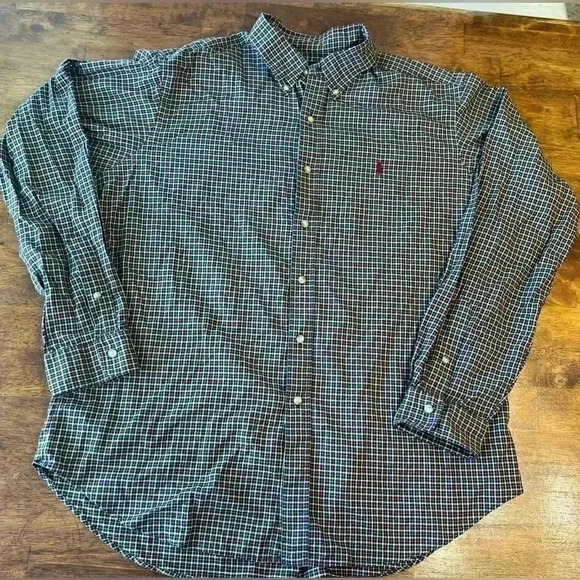 Ralph Lauren men’s plaid button down size XL - Picture 1 of 4